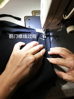 女式直筒裤制作过程详解 从裁剪图到成品