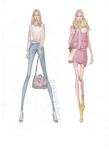 以手绘效果图开启时尚之旅 从创意灵感到服装成品的独特路径